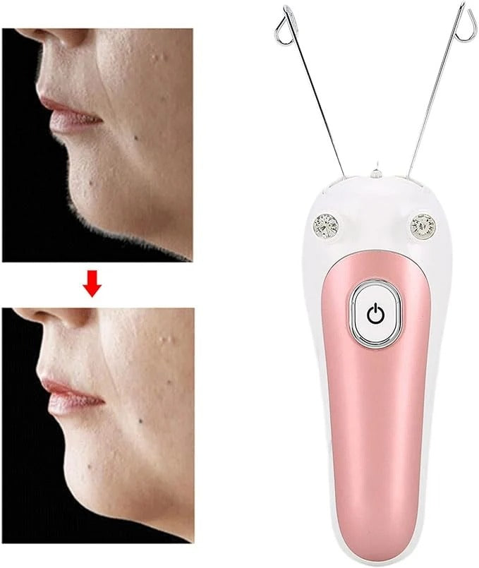 Electric facial threading hair removal device product view 6