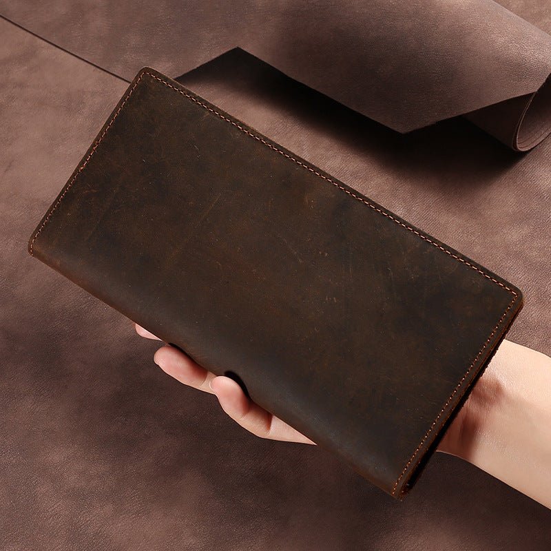 Genuine leather long wallet product view 6