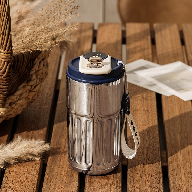 Smart thermos bottle 450ml digital temperature product view 11