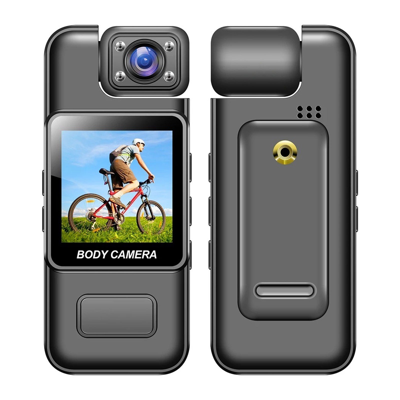 Portable body camera FHD night vision product view 1