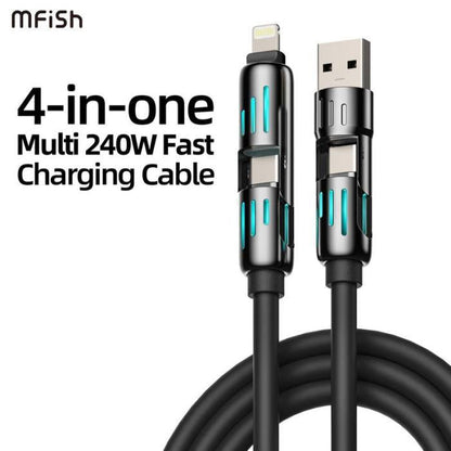 4-in-1 USB charging cable product view 1