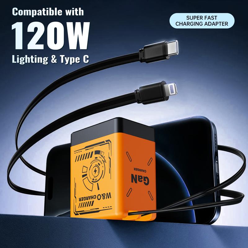 GaN fast charger portable wall adapter product view 1