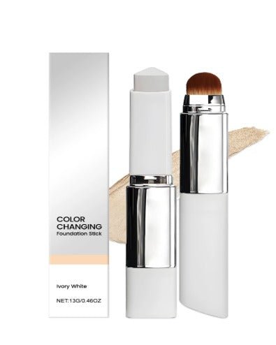 Color changing foundation stick ivory white product view 1