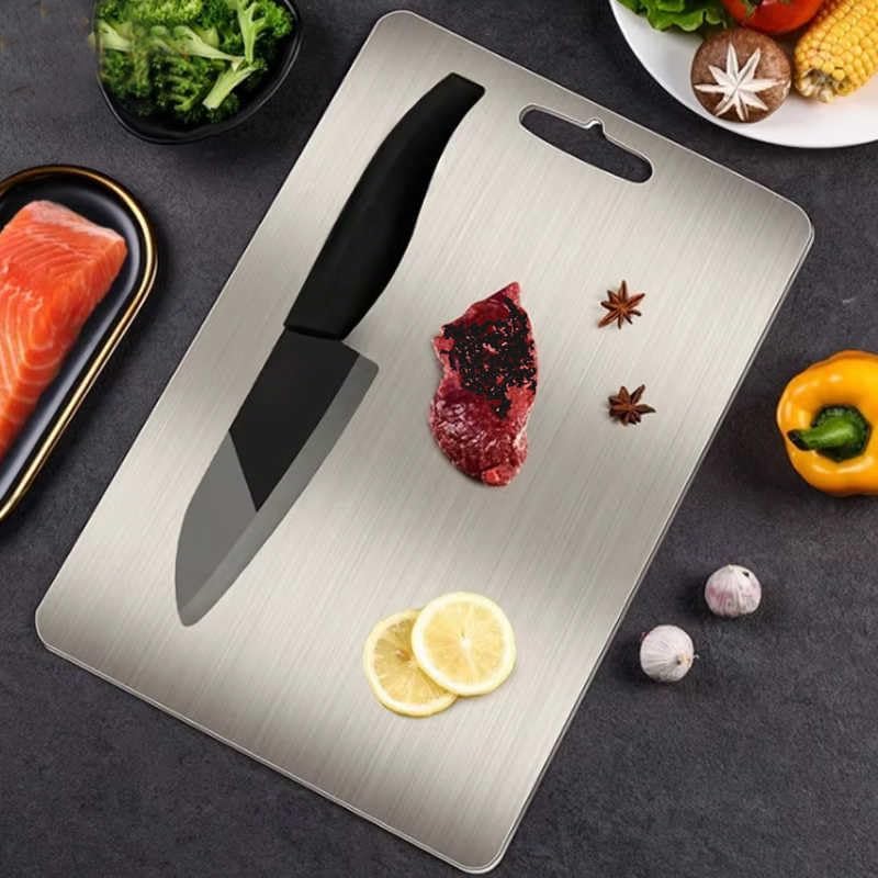 Titanium cutting board product view 1