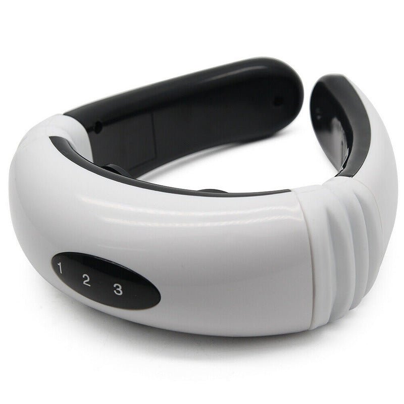 Electric neck massager with heat and pulse modes product view 1