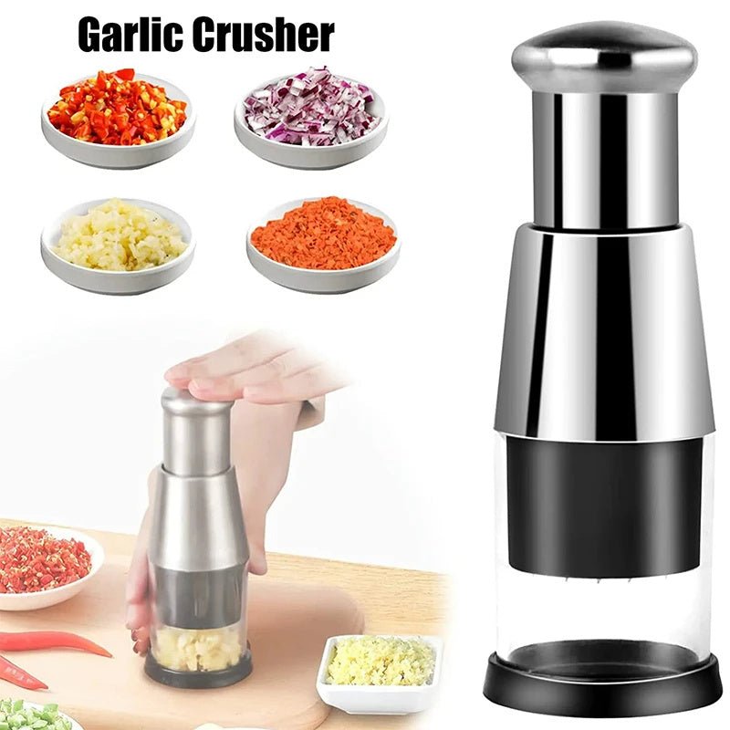 Garlic chopper manual vegetable cutter product view 1