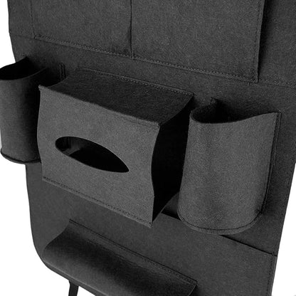 Car seat organizer with tablet holder product view 2
