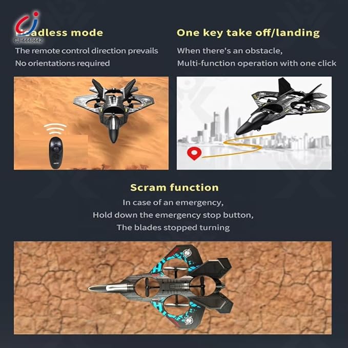 Remote control fighter jet toy 2.4GHz product view 2