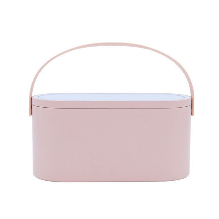 LED makeup mirror with storage box product view 2