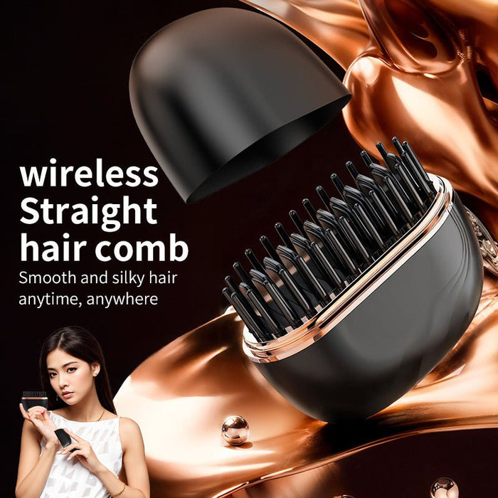 Cordless hair straightener comb product view 2