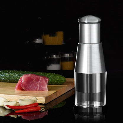 Garlic chopper manual vegetable cutter product view 2