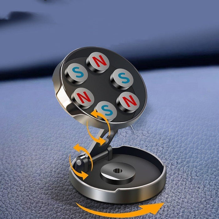 Magnetic car phone holder adjustable rotating mount product view 2