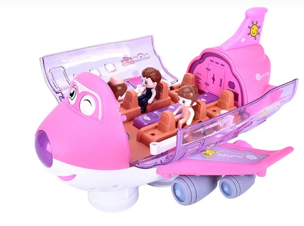 Rotating electric airplane toy product view 2