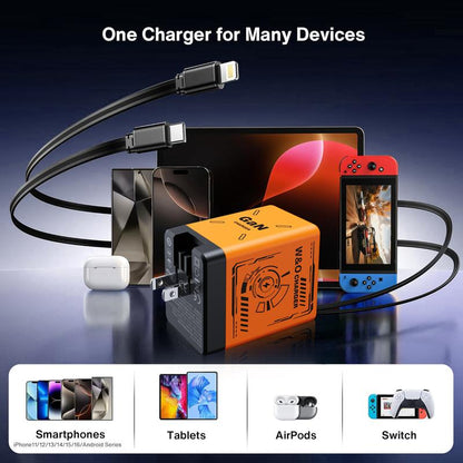 GaN fast charger portable wall adapter product view 2