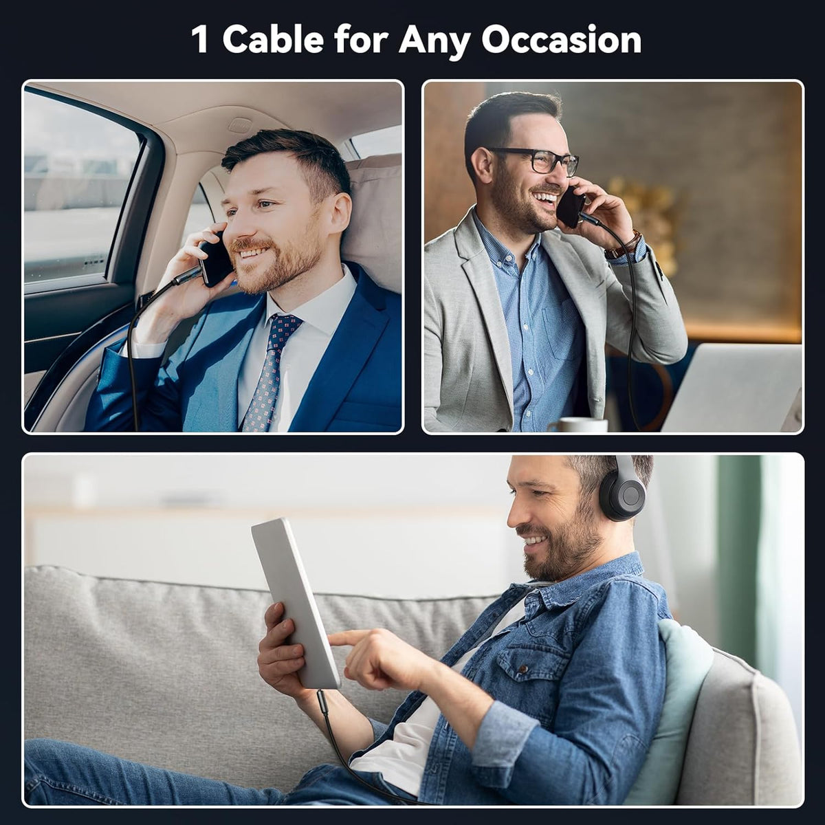 4-in-1 USB charging cable product view 2