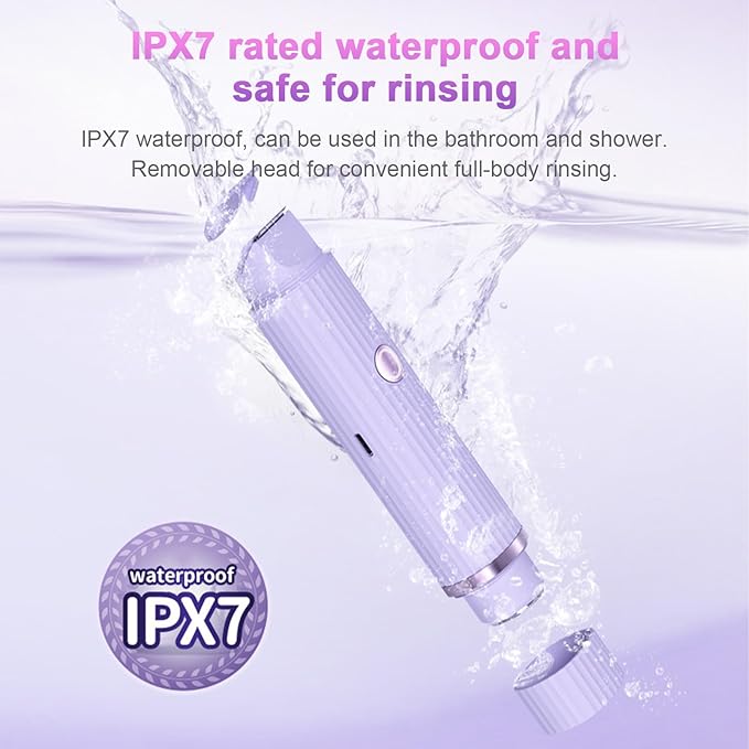 Double head electric shaver wet and dry alternate view 2