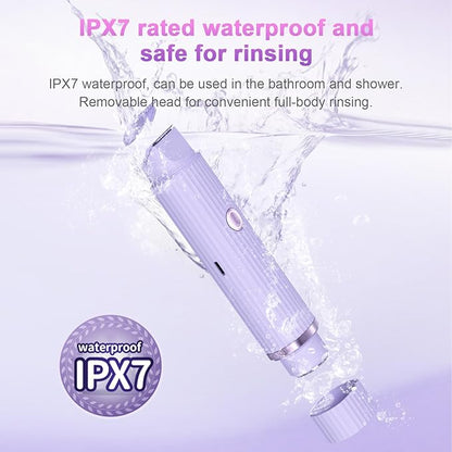 Double head electric shaver wet and dry alternate view 2