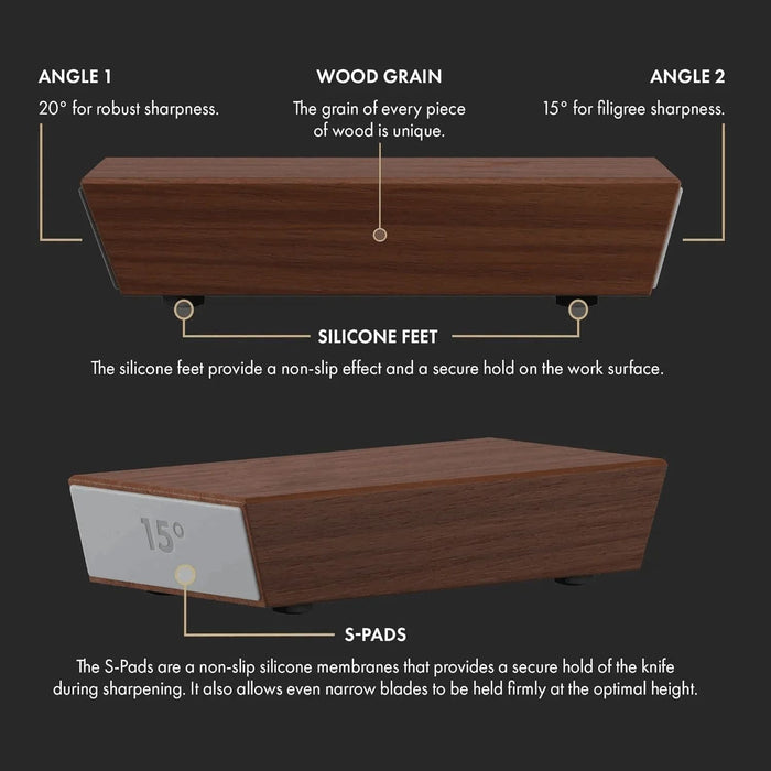 Rolling knife sharpener diamond coated product view 3