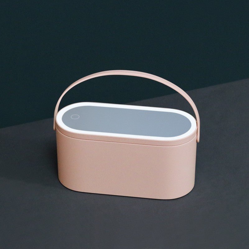 LED makeup mirror with storage box product view 3