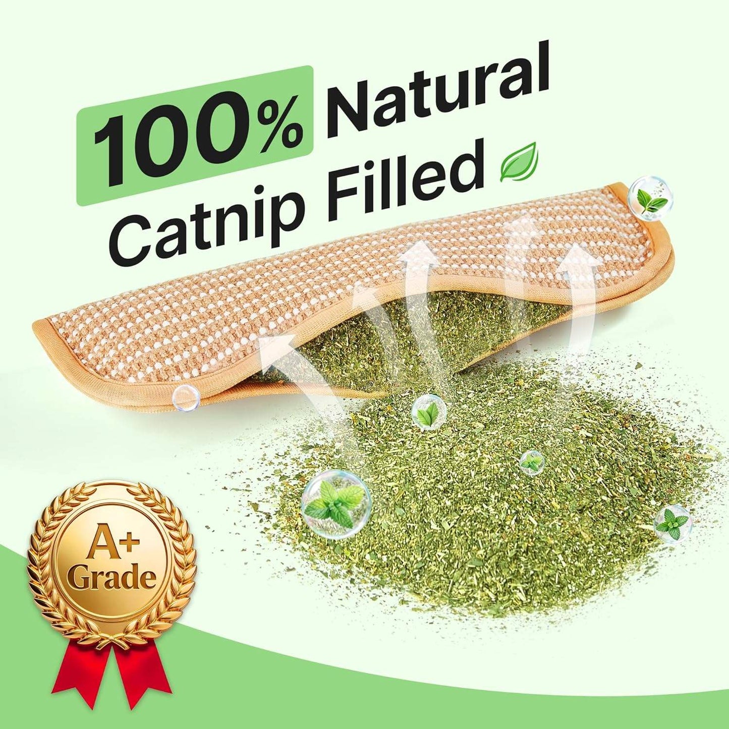 Cat scratch mat refillable catnip chew mat product view 3