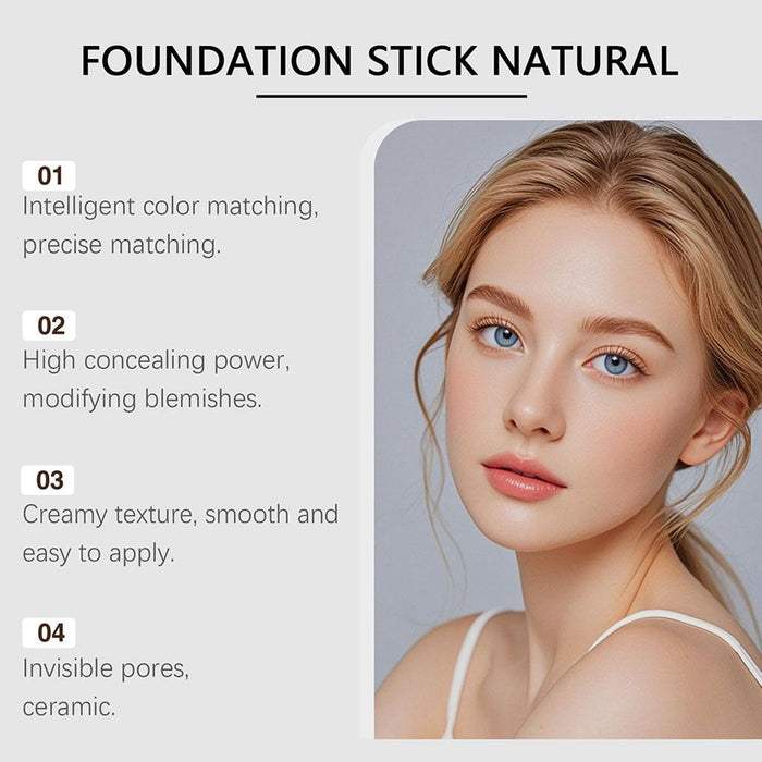 Color changing foundation stick ivory white product view 3