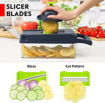 Vegetable cutter chopper and slicer product view 3