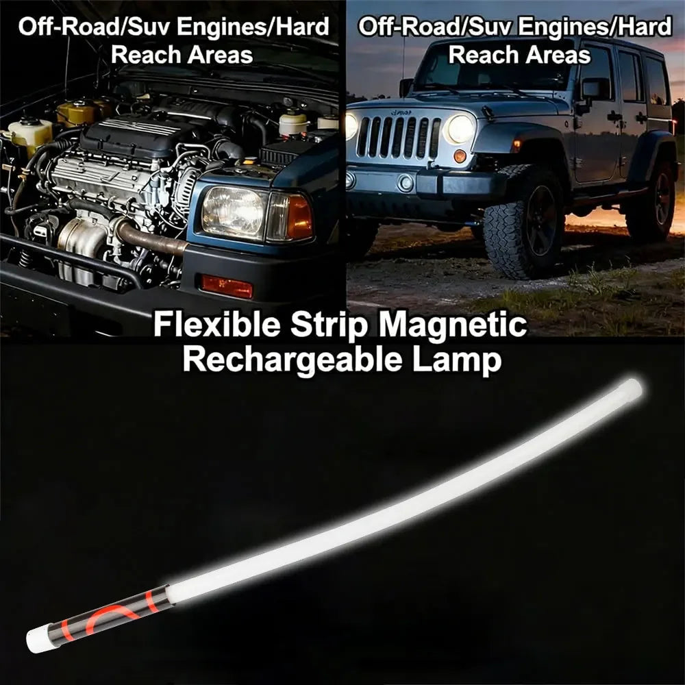 Flexible LED flashlight bendable neck light product view 3