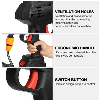 Cordless pressure washer 24V rechargeable product view 3