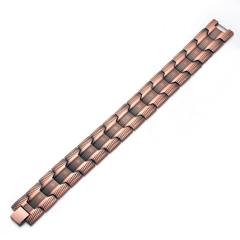 Copper magnetic bracelet three-row product view 3