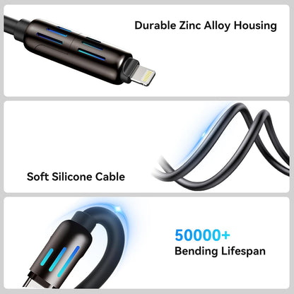 4-in-1 USB charging cable product view 3