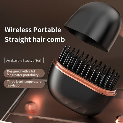 Cordless hair straightener comb product view 3