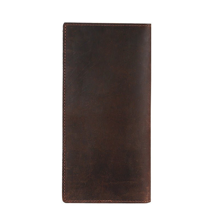 Genuine leather long wallet product view 4