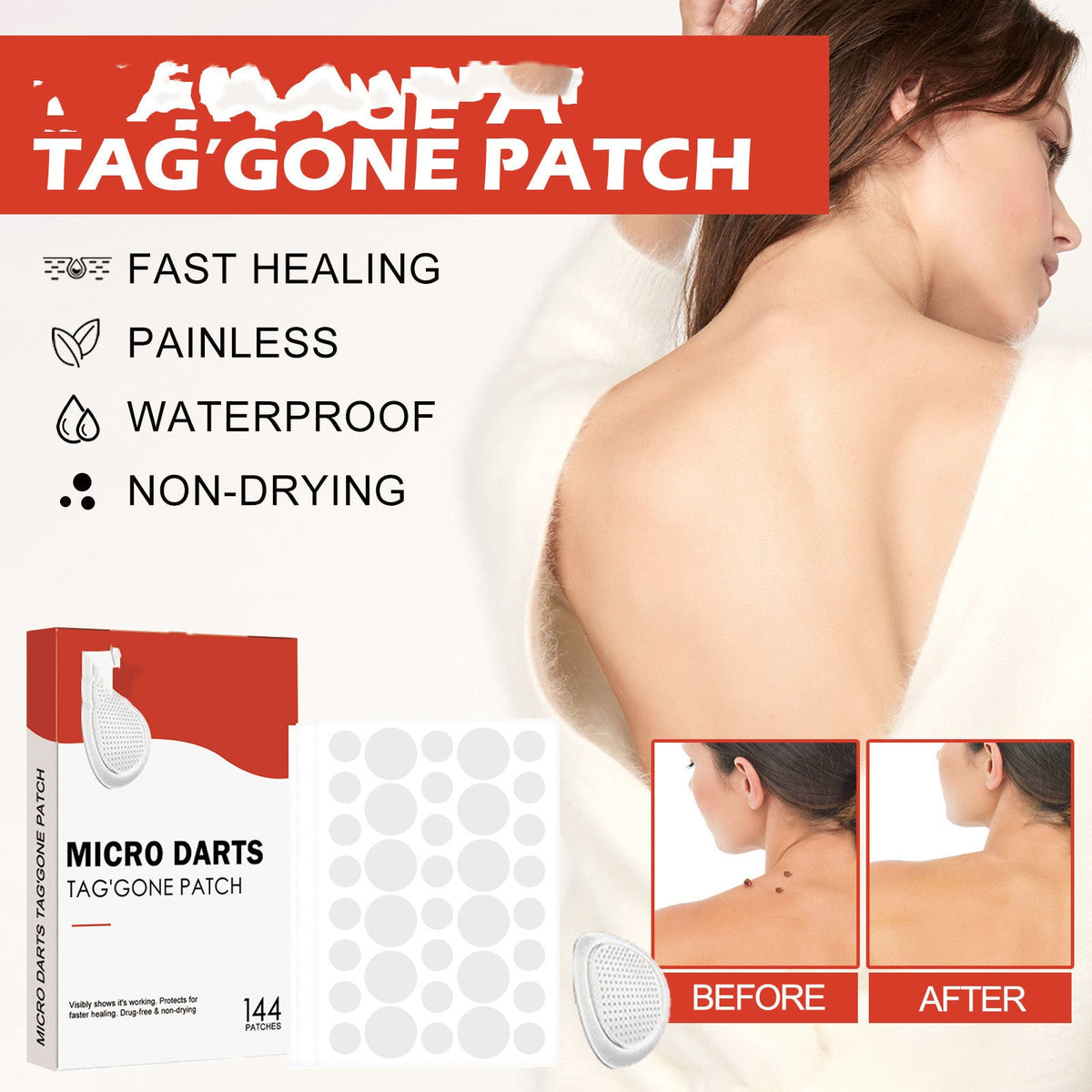 Acne patches 144 spot care patches product view 4