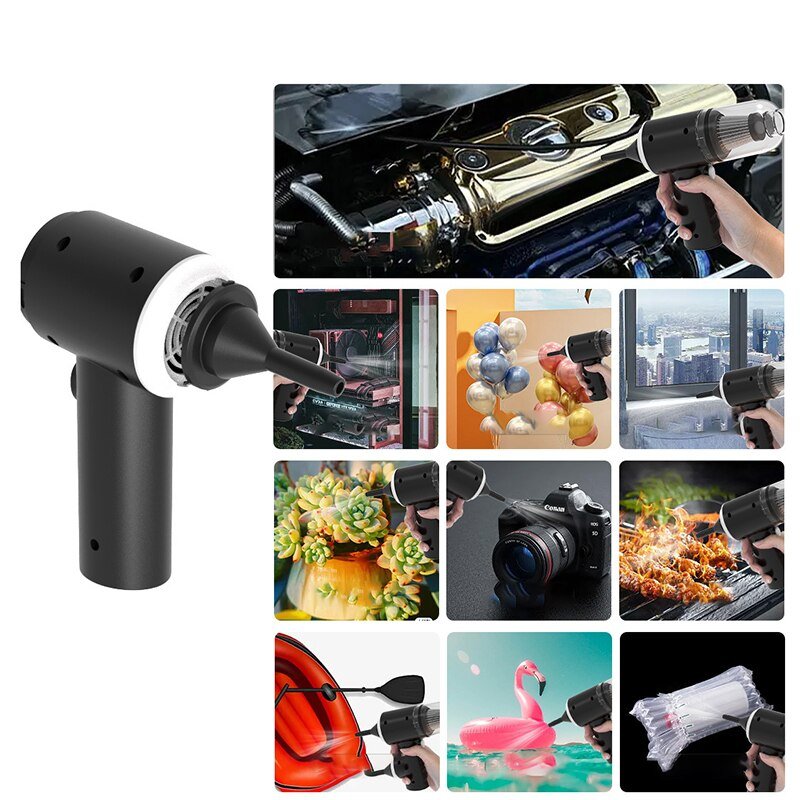 Handheld car vacuum and blower product view 4