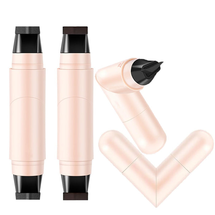 Winged eyeliner stamp set black and brown product view 4