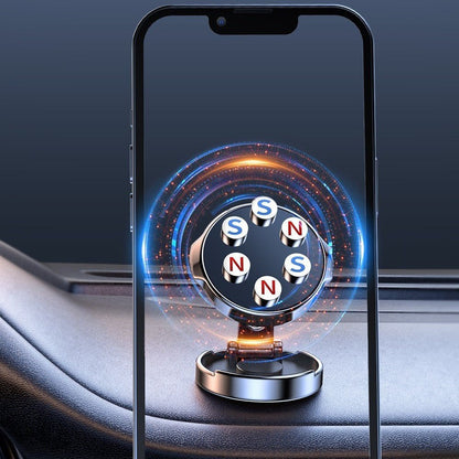 Magnetic car phone holder adjustable rotating mount product view 4