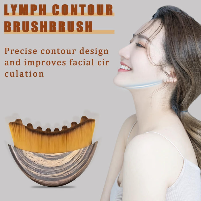 Lymphatic contour face brush product view 4