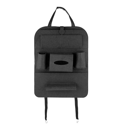 Car seat organizer with tablet holder product view 4