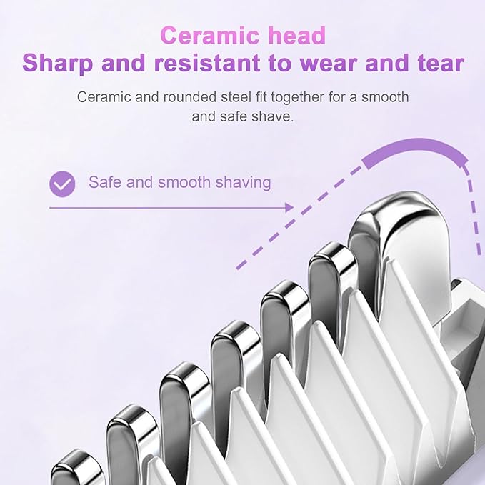 Double head electric shaver wet and dry alternate view 4