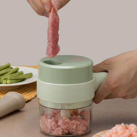 Wireless food chopper USB rechargeable product view 4