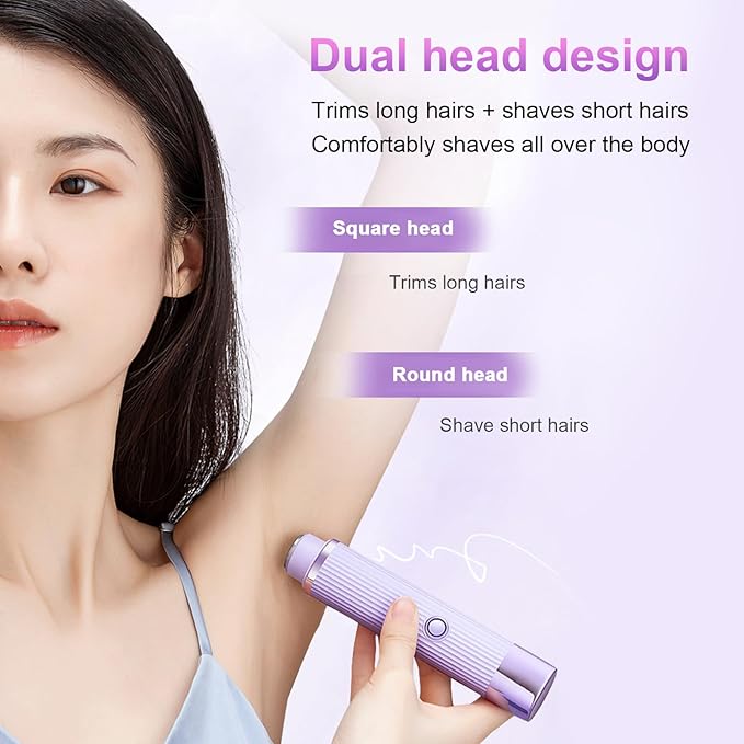 Double head electric shaver wet and dry product view 5