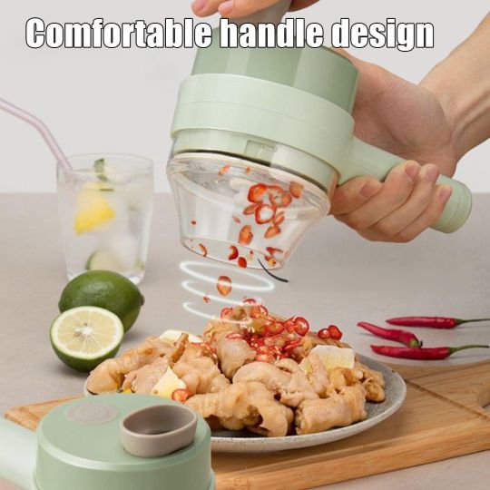 Wireless food chopper USB rechargeable product view 5