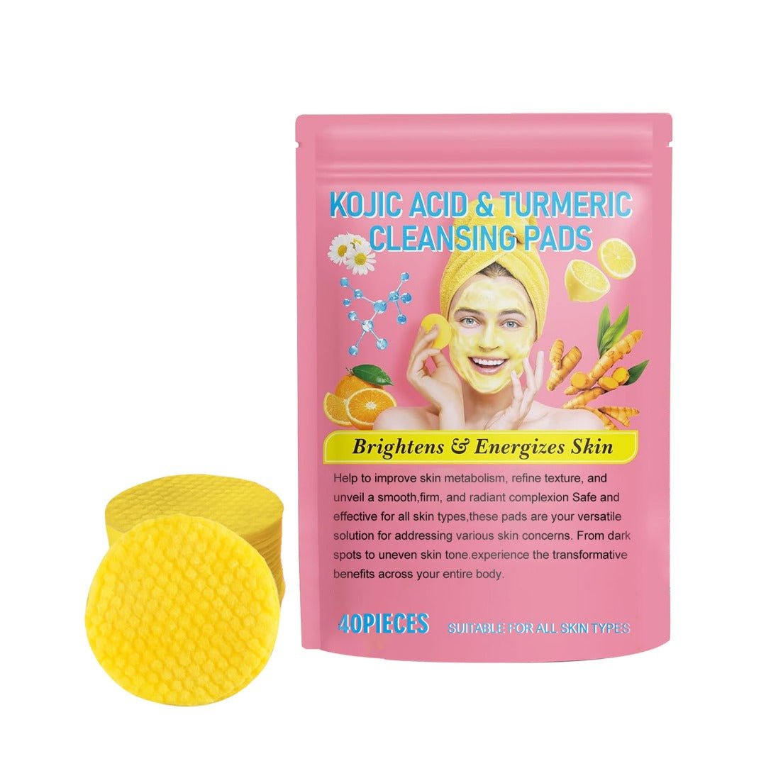 Kojic acid and turmeric cleansing pads 40 pack product view 5
