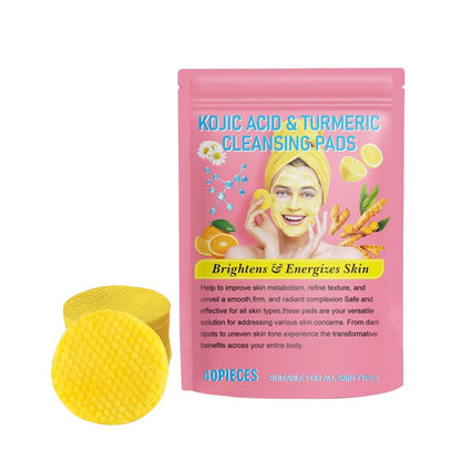 Kojic acid and turmeric cleansing pads 40 pack product view 5