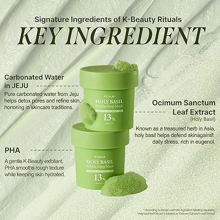 Holy Basil bubble face mask 90g product view 5