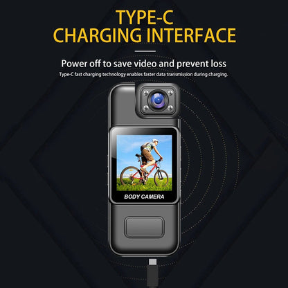 Portable body camera FHD night vision product view 4