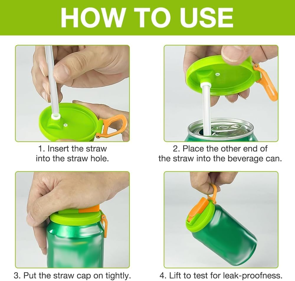 Silicone cup lid with straw product view 5