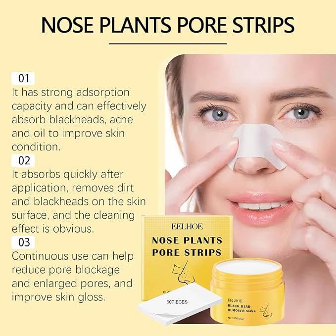 Eelhoe nose pore strips 60 pack product view 5