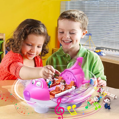 Rotating electric airplane toy product view 5