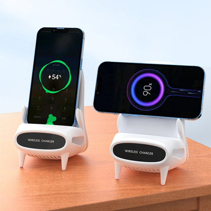 Wireless charging phone holder desk stand product view 5
